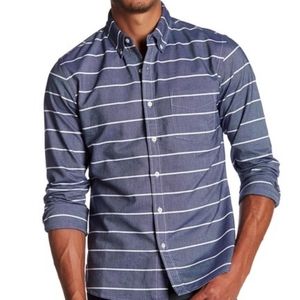Bonobos Long Sleeve Oxford Button Down Shirt - M